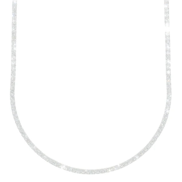 Woman's Tennis Chain - 14K Gold - Rose Gold - 17" inches