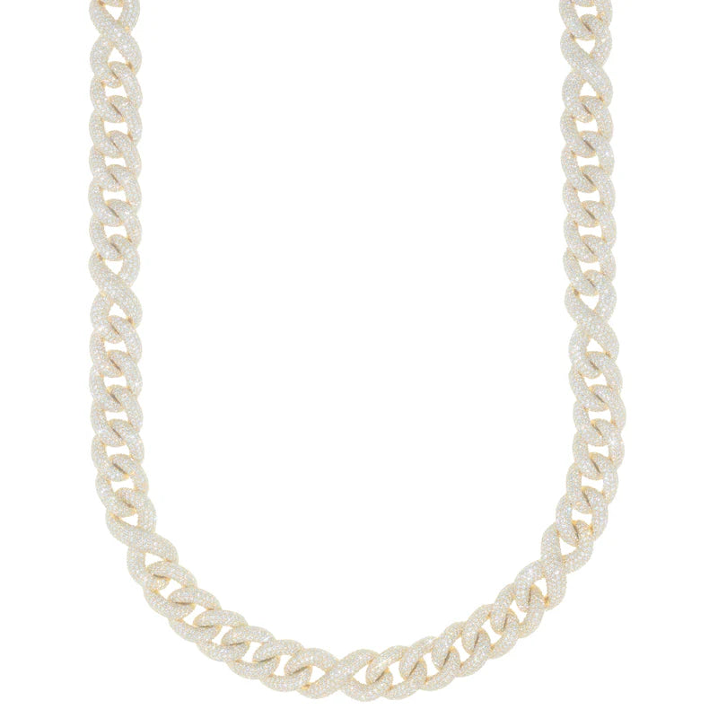 Infinity Link Chain - 14K Gold - Yellow Gold - 194.4G - DIA 25.50- 22" inches