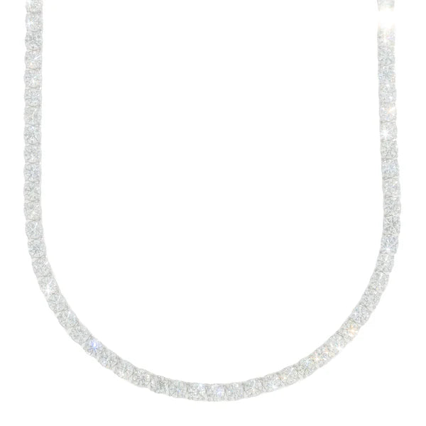 White Gold Tennis Chain - 14K Gold - DIA39.60CT - 41.80G - 20" inches