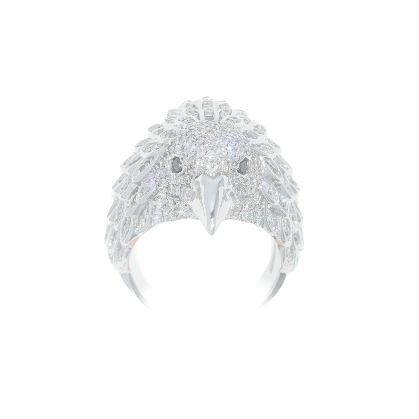 Eagle Ring – 14K – Yellow Gold 44g – D 2.85 CT