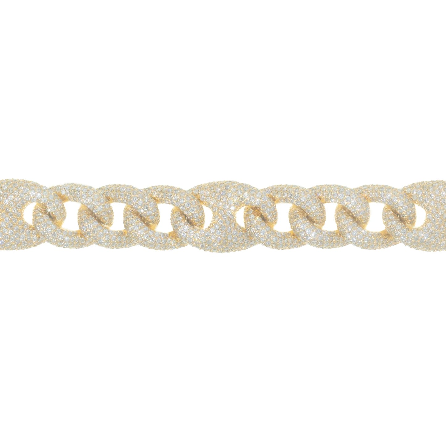 Gucci Cuban Link Bracelet - 14K - Yellow Gold 112.0g - D 15.51 ct - 8 inches