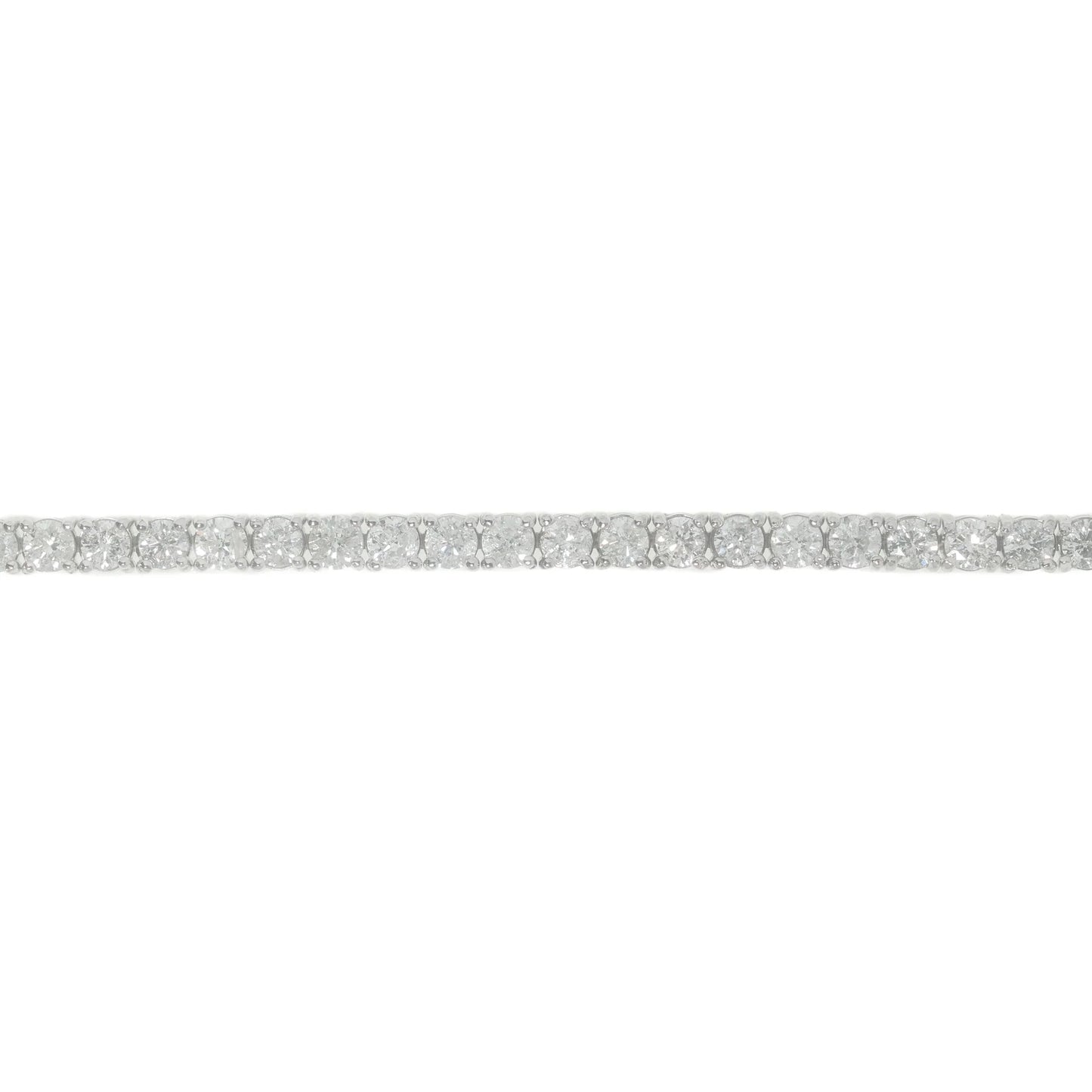 Tennis Bracelet - 14K - White Gold 27.6g - D 15.42 CTW - 8 inches