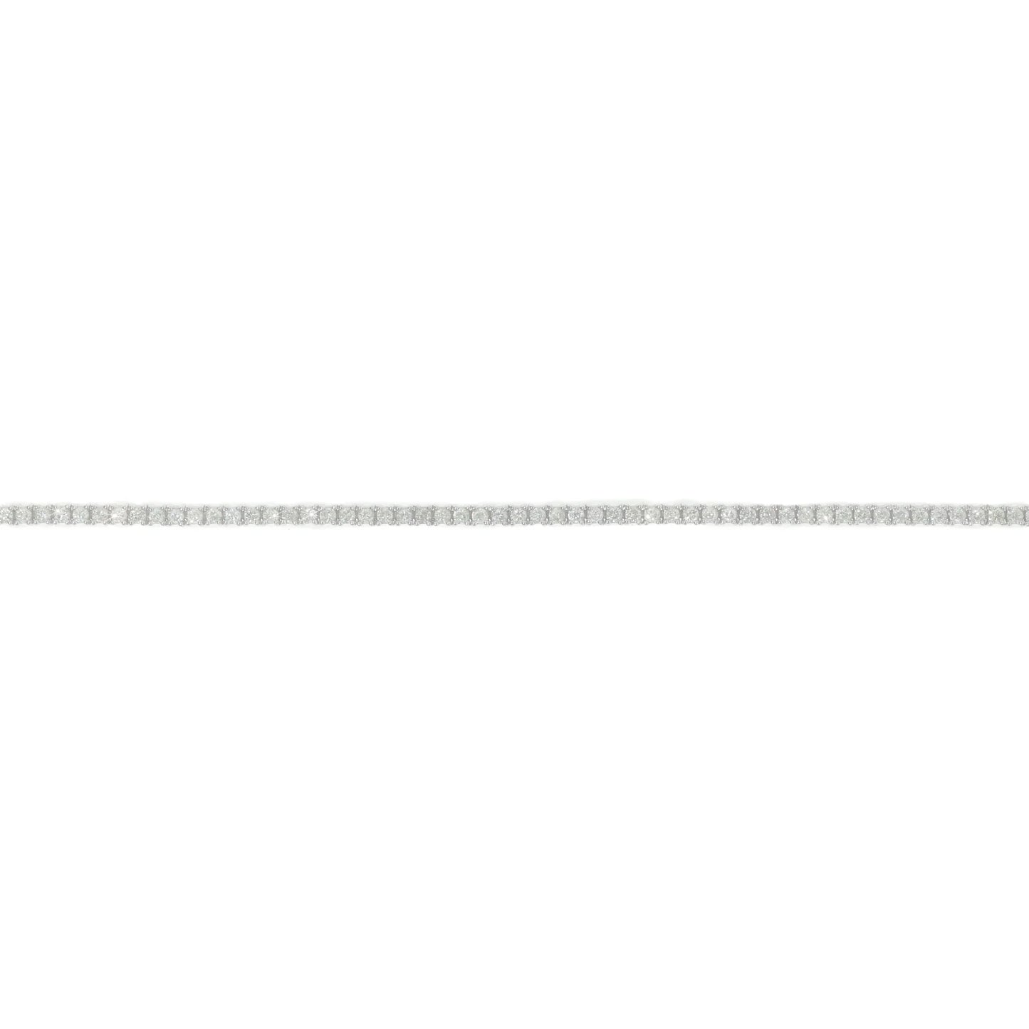 Tennis Bracelet - 14K - White Gold 7.70g - D 2.28 CT - 7.5 inches