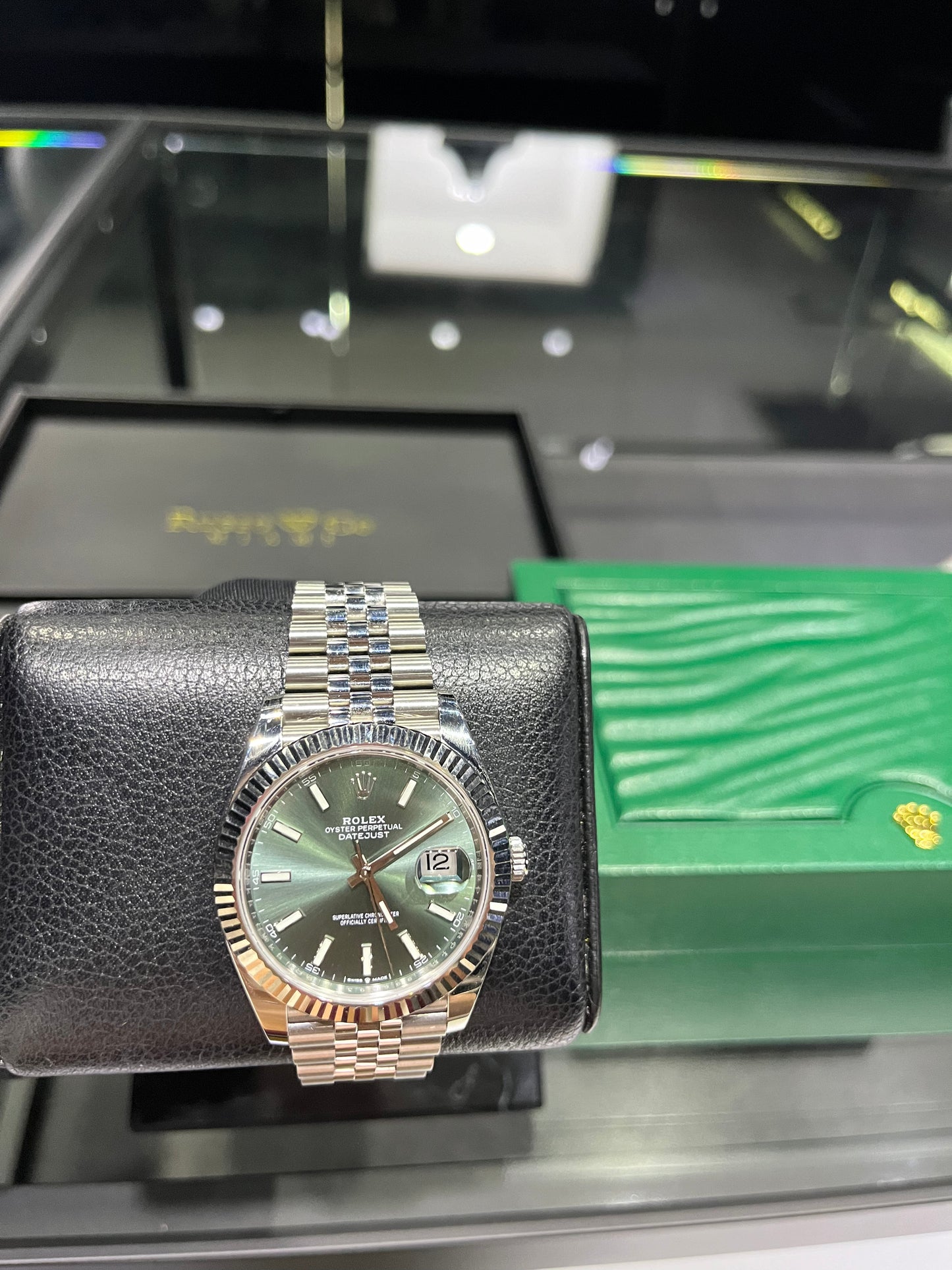 Rolex Datejust 41mm 2024, Green, Jubilee, -Model: 126334 - Serial: 996993T2