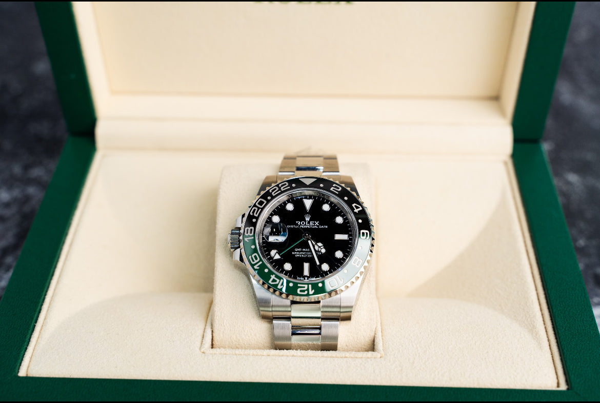 Rolex GMT-Master II, Black Dial, Sprite 40mm Oyster