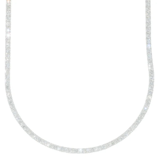 White Gold Tennis Chain - 14K Gold - DIA23.10CT - 30.00G - 20" inches