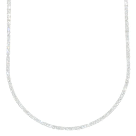 White Gold Tennis Chain - 14K Gold - DIA14.02CT - 22.50G - 20" inches