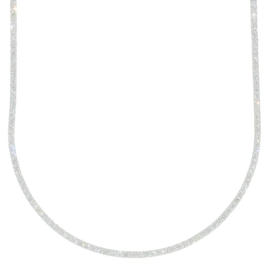 White Gold Tennis Chain - 14K Gold - DIA11.90CT - 24.30G - 22" inches