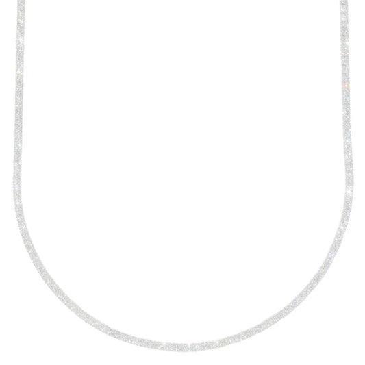 White Gold Tennis Chain - 18K Gold - DIA9.26CT - 22.40G - 21" inches