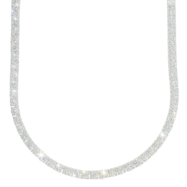 White Gold Tennis Chain - 14K Gold - DIA46.18CT - 69.5G- 20" inches
