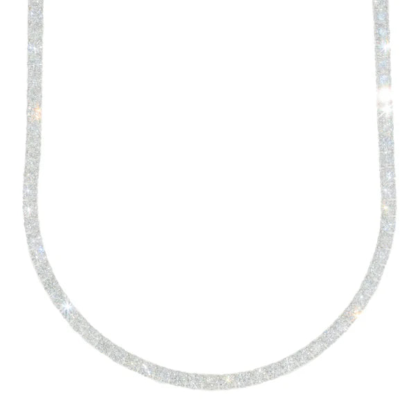 White Gold Tennis Chain - 14K Gold - DIA38.22 CT - 43.0G - 22" inches