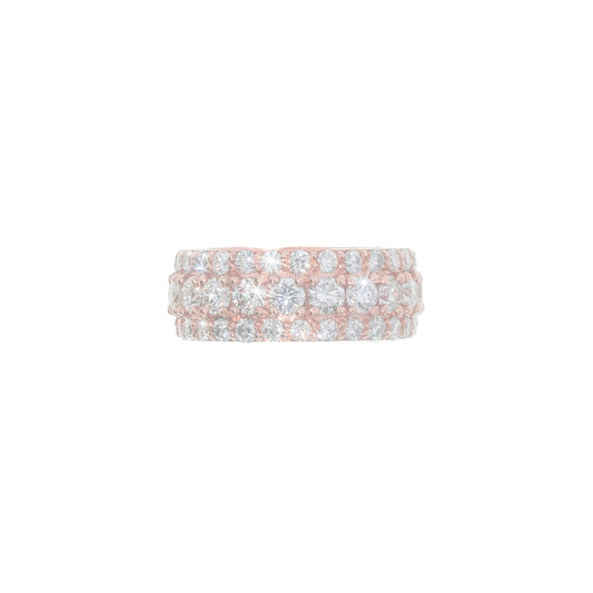 Eternity Ring - 10K - Rose Gold 21.20g - D 10.45 CT