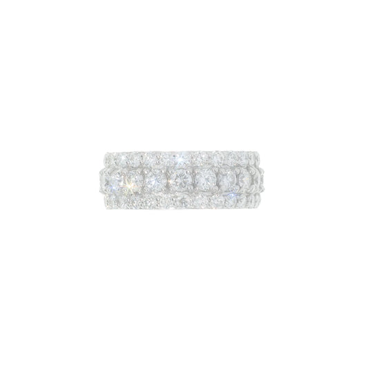 Eternity Ring - 10K - White Gold 21.20g - D 10.45 CT