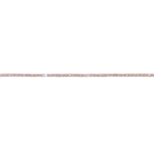 Tennis Bracelet - 14K - Rose Gold 7.50g - D 2.30 CT - 7.5 inches