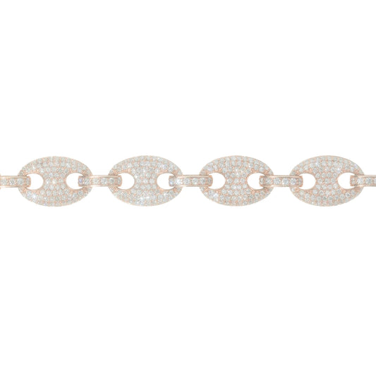 Gucci Bracelet - 14K - Rose Gold 49.00g - D 10.18 ct - 8 inches