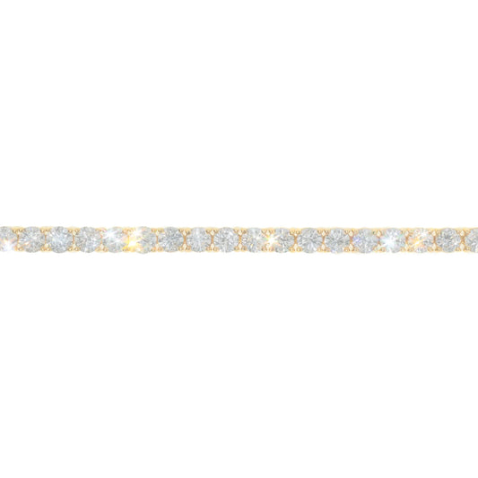 Tennis Bracelet – 14K – Yellow Gold 26.8g – D 18.35 CTW – 8 inches