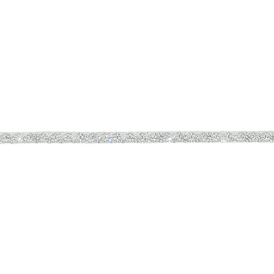 Tennis Bracelet - 14K - White Gold 14.4 g - D 10.09 CT - 8 inches