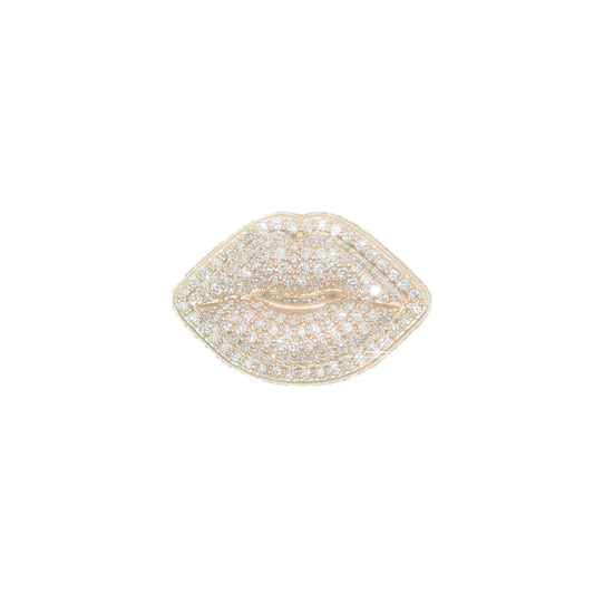 Kiss Ring - 14K - Yellow Gold 20.0g - D 5.02 CT