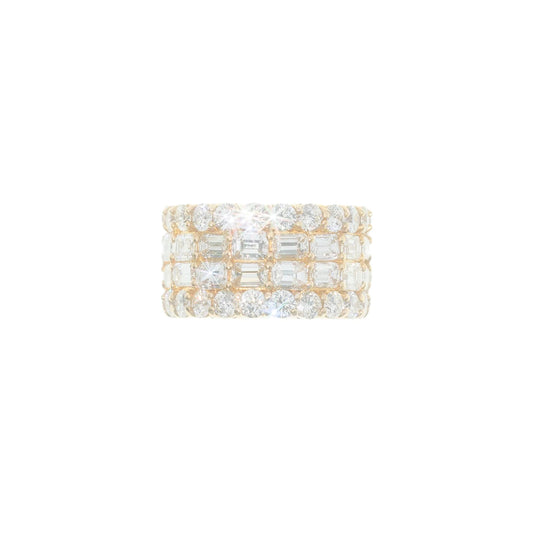 Eternity Ring - 14K - Yellow Gold 17.80g - D 14.38 CT