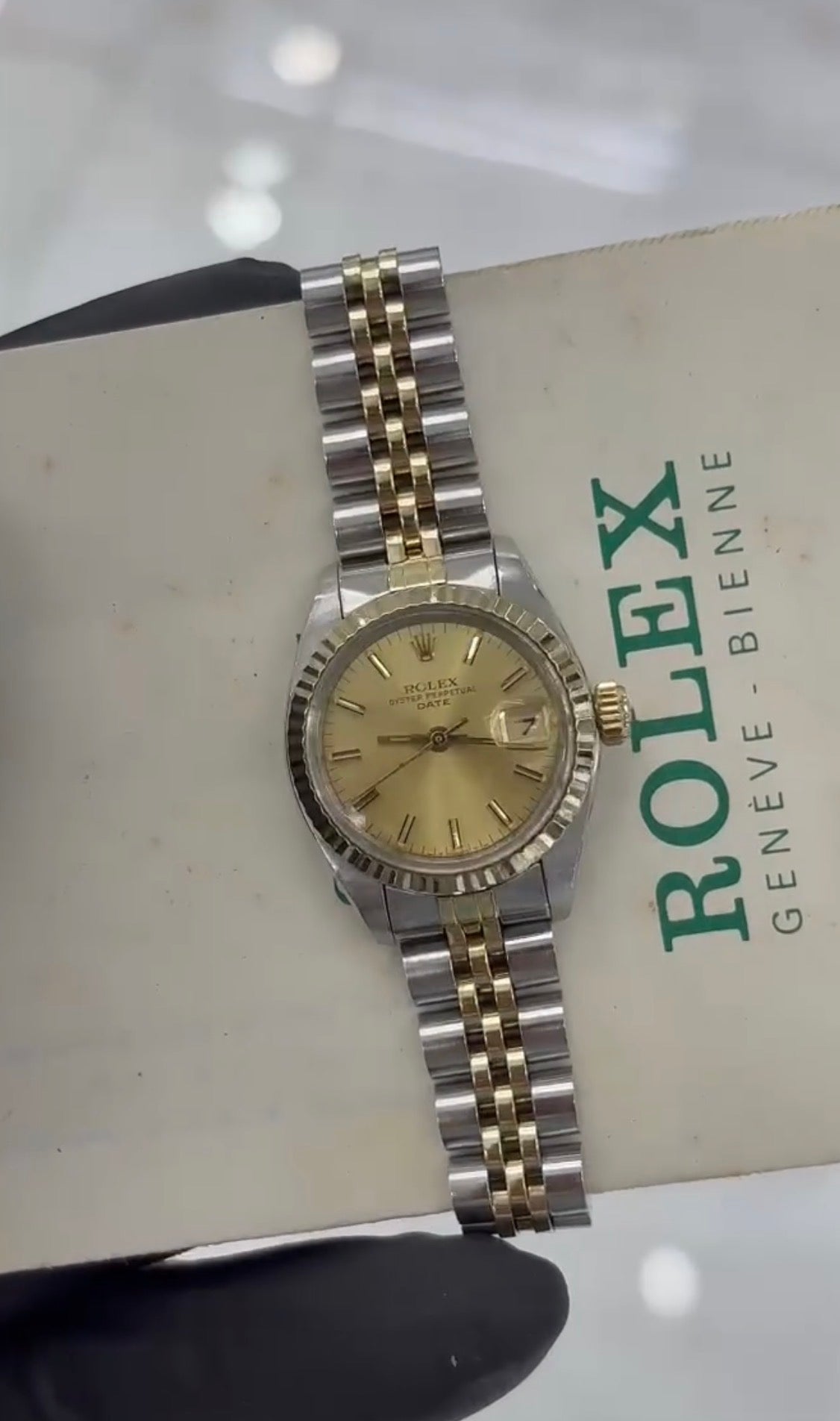 Rolex Datejust 2 tones 26mm with papers