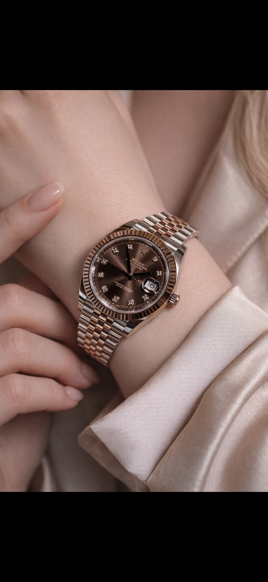 Rolex 126331 Chocolate Diamond Dial Jubilee Bracelet New 2025 Complete Set