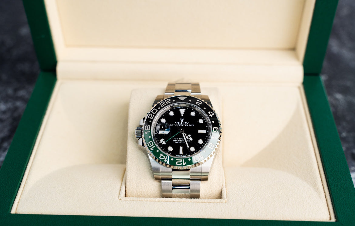 Rolex GMT-Master II, Black Dial, Sprite 40mm Oyster