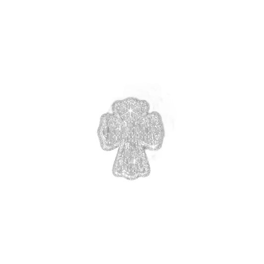 Ring With Diamonds & Baguettes - 10K - White Gold 18.13g - D 5.68 CT