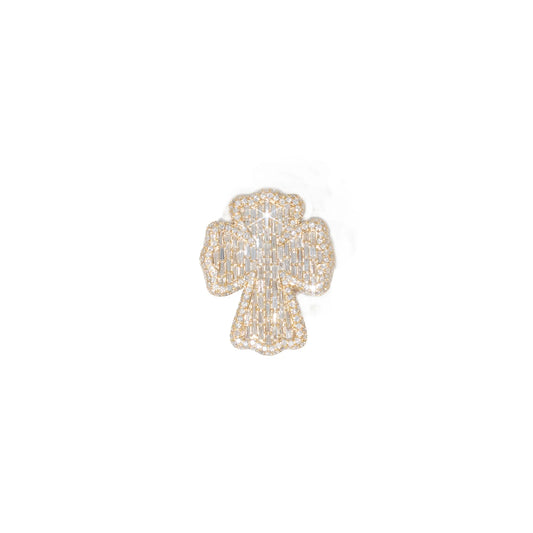 Ring With Diamonds & Baguettes - 10K - Yellow Gold 18.13g - D 5.68 CT