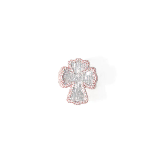 Ring With Diamonds & Baguettes - 10K - Rose Gold 18.13g - D 5.68 CT