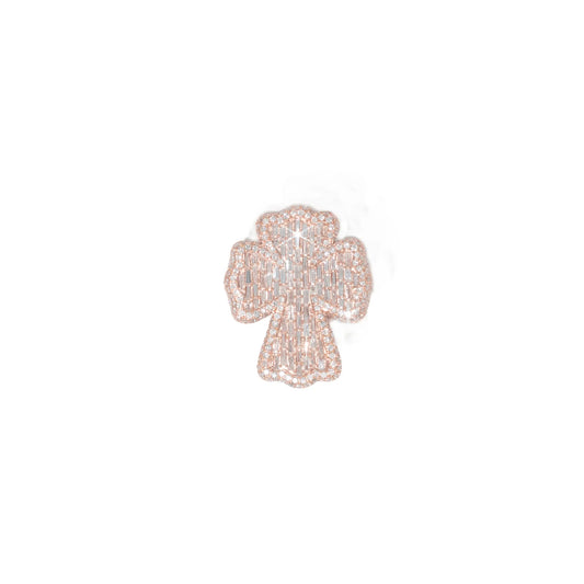 Ring With Diamonds & Baguettes - 10K - Rose Gold 18.13g - D 5.68 CT