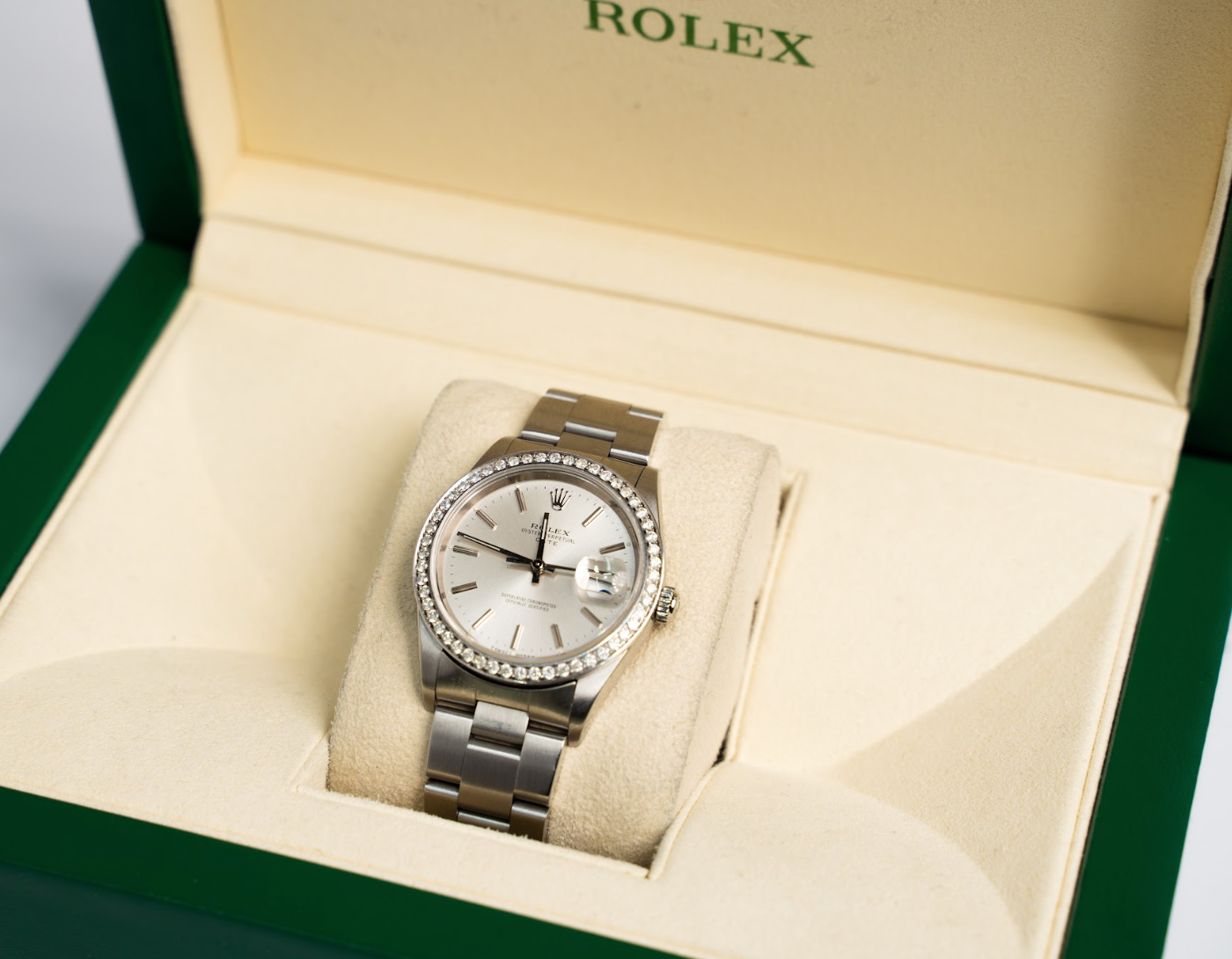 Rolex Datejust 36mm Diamonds around