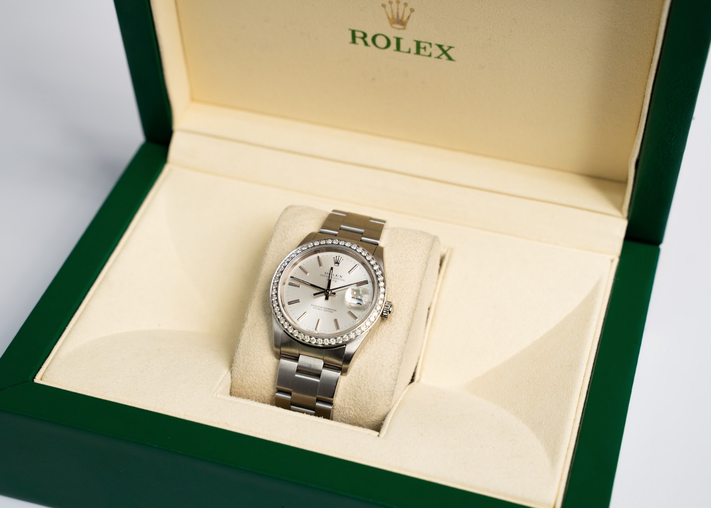 Rolex Datejust 36mm Diamonds around