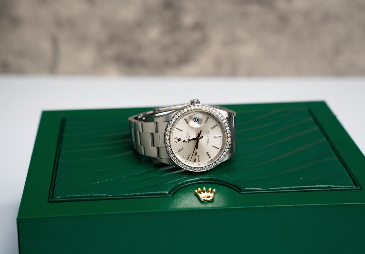 Rolex Datejust 36mm Diamonds around