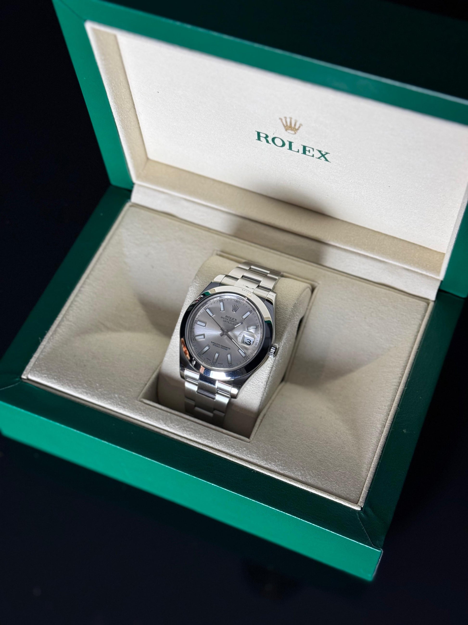 Rolex 36mm White Dial Watch